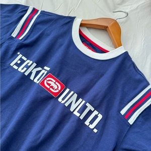 NWOT Men’s Shirt by Ecko Unltd. L Navy/White/Red